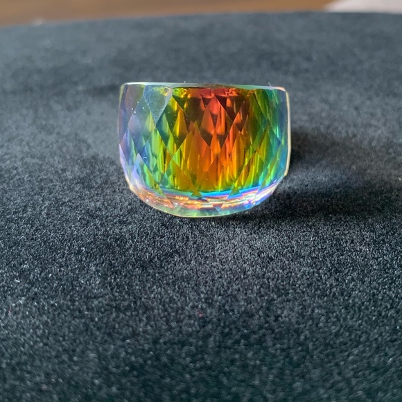 Cocktail Ring, Aurora Borealis Ring like, costume - Picture 8 of 8